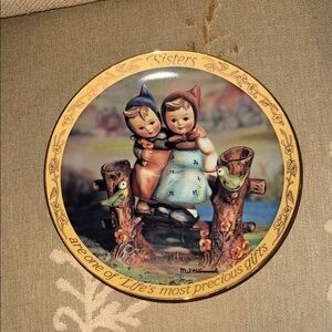 Charming Sisters Decorative Plate